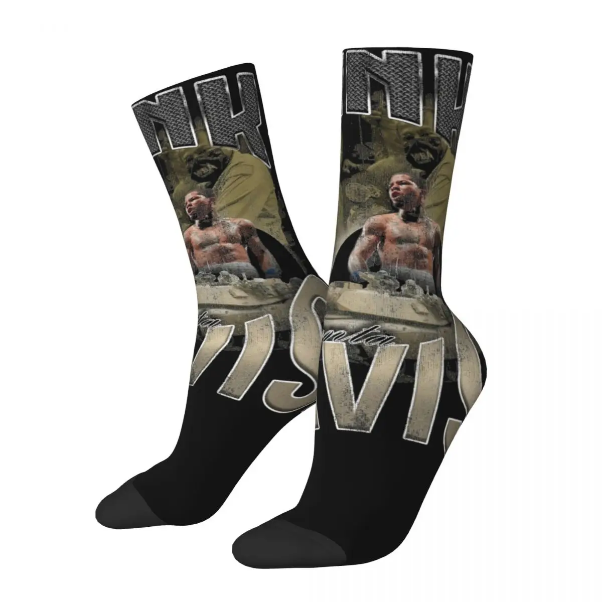 Colorful Women Men Gervonta Tank Davis Boxer Socks Bootleg Merch Warm Socks Cute Best Gifts