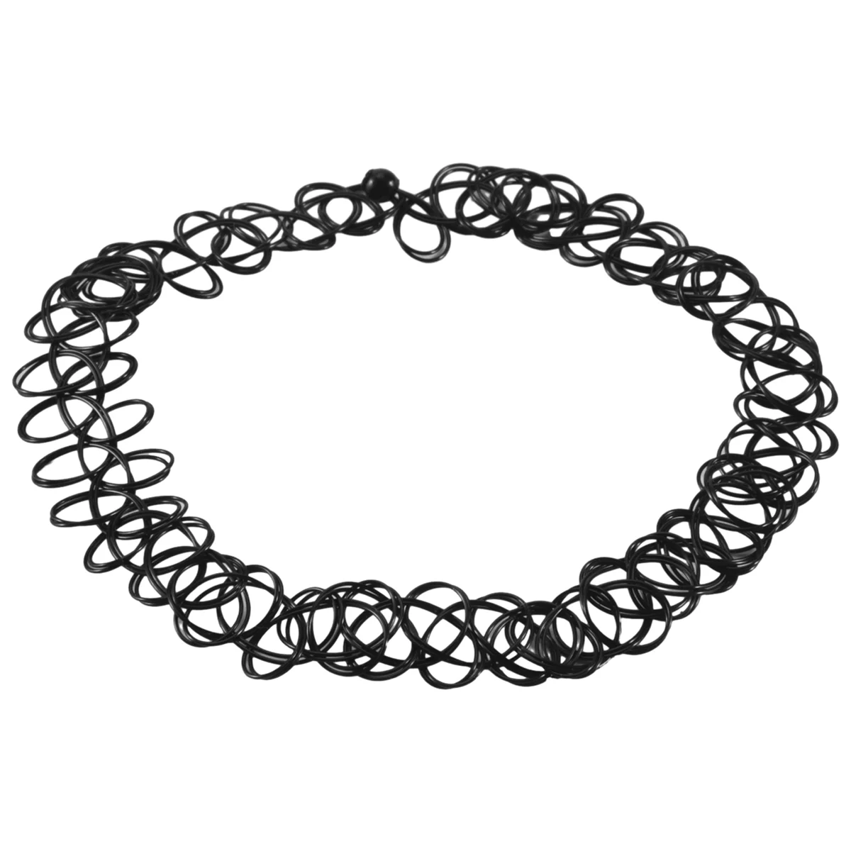 T71C Tatuagem vintage preta elástica tornozeleira pulseira retrô henna