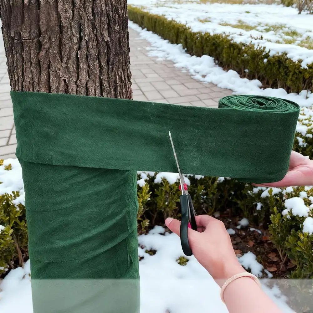 15M/Roll Tree Protector Fabric Wrap Trunk Antifreeze Bandage Shrub Branch Winter-Proof Sunblock Moisturizing Cover Fabric Cloth