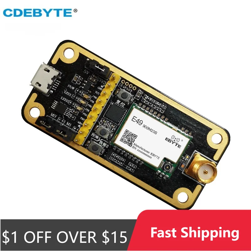 CMT2300A Wireless Module Testing Board CDEBYTE E49-900MBL-01 Pre-soldered E49-900M20S USB Interface Testing Kit Easy Use