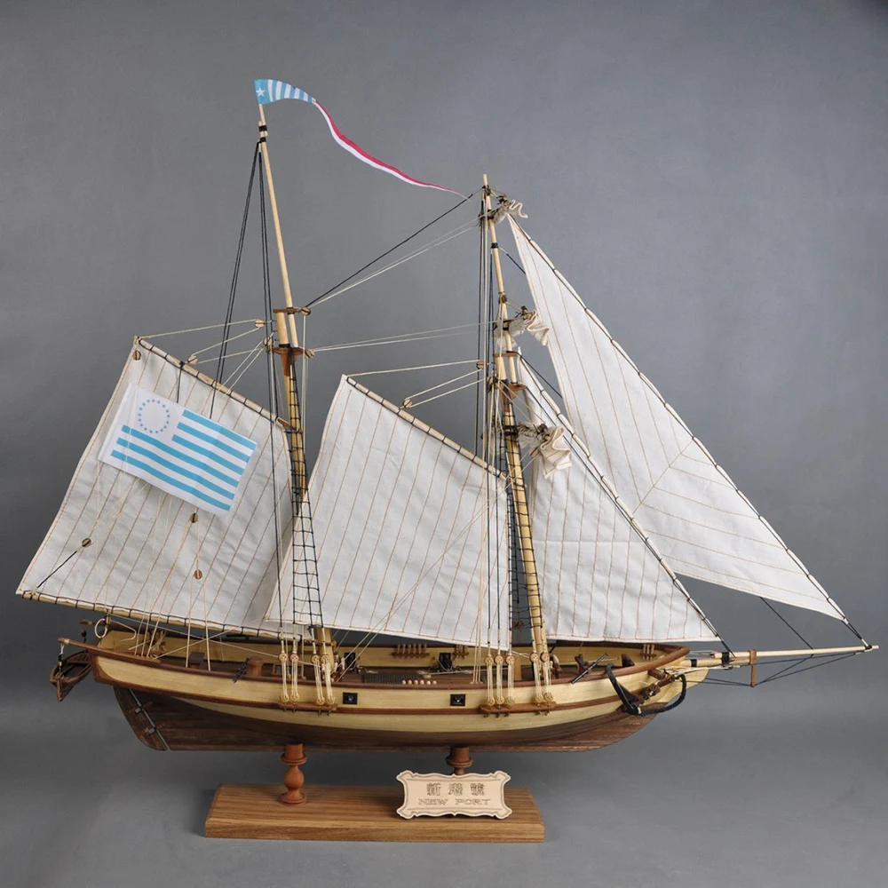 Newport DIY Ship Model 1/70 1/32 Sailboat Wooden Model Model Toy Boy Gift Collection