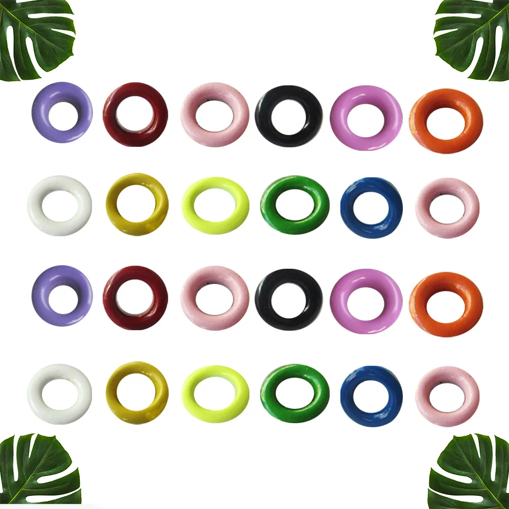 

200Pcs Metal Grommet Eyelet Button Set Sturdy Colorful DIY Supplies for Clothes Bags Canvas Shoes Accessories Metal Grommet