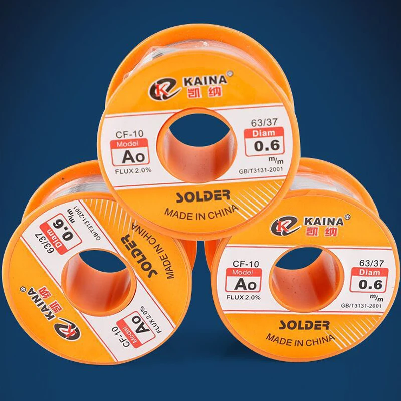 Household Stainless Steel Tin Wire Repair Welding Tin Wire Rosin Solder Wire Tin 1.0mm Welding Soldering Iron Cord Reel