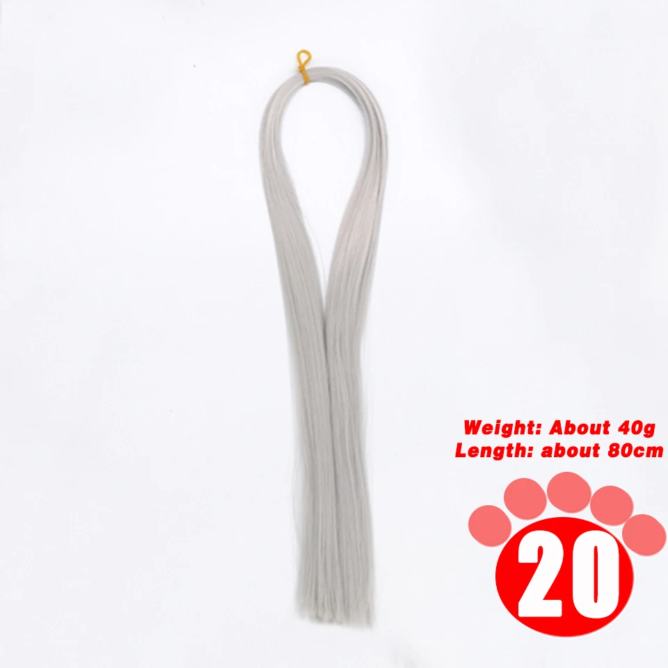 80CM 1/3 1/4 1/6 SD Doll Hair Accessories Salon Ob Heat Resistant Doll Wig Hair Hand Woven Modified DIY Hair Grafting Hair