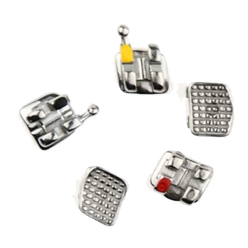 Dentes modelo Mini suportes, 022 slot bondable com gancho, 345, 200pcs