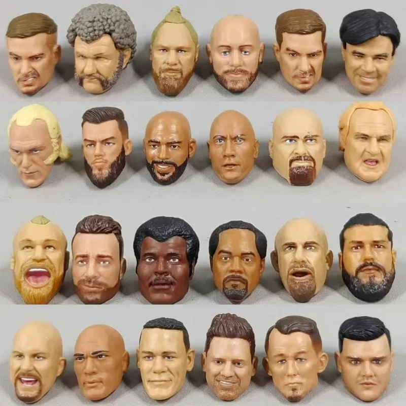 

10th Link Bulk 1/12 Wrestler 6inch Action Figure Head Accessories Head Sculpt Model Figurine