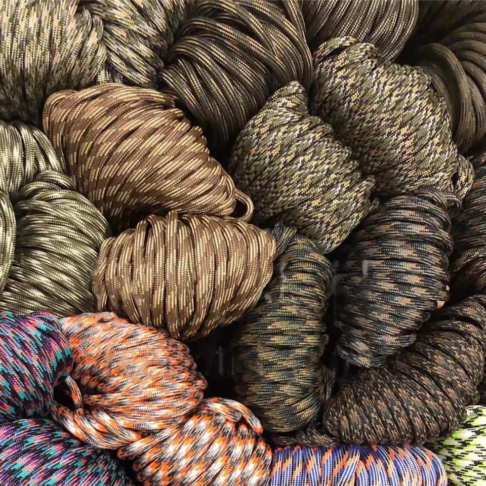 Corde De Parachute 5m Diamètre 4mm 7 Brins - Corde Escalade Et Camping Extérieur