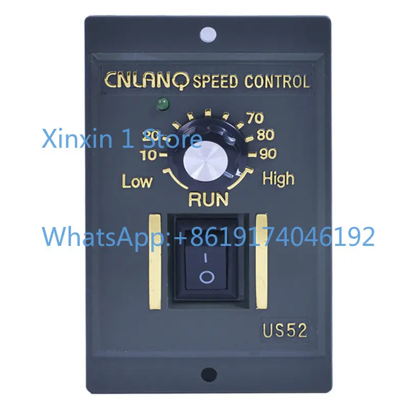 US-52 Governor AC Gear Motor Switch 15w60w90w120w180w250w Conveyor Belt Assembly Line Single row 6 pin type
