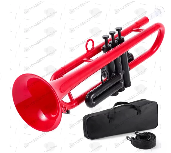

Flat Plastic Trumpet Instrument for Adults, Children, Beginners, General C-flat Professional Students To Play B-flat