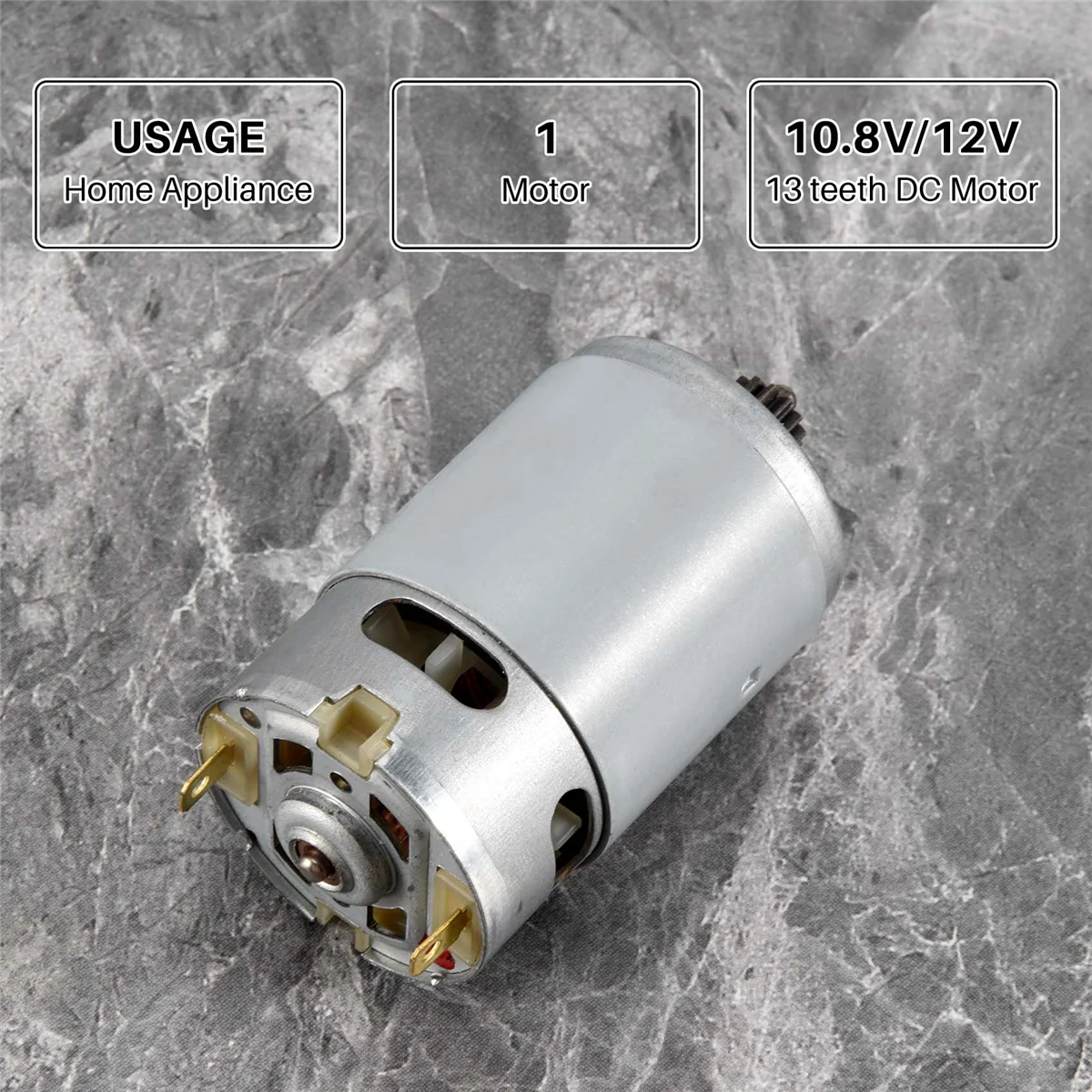 Substituição do motor para BOSCH, GSR10.8-2-LI, GSR120-LI, GSR10.8V-LI-2, ferramentas elétricas de alta qualidade, 13 dentes, 10.8V, 12V