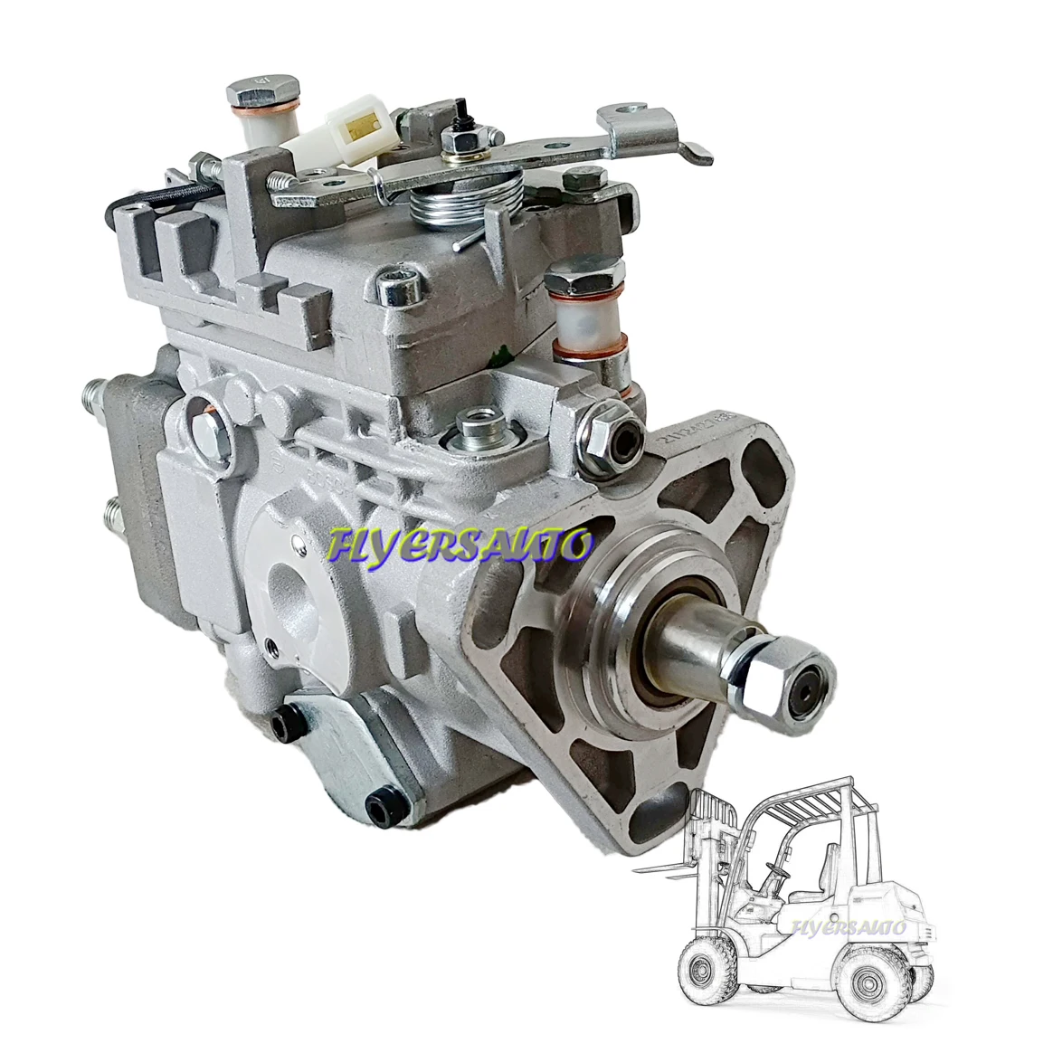 Diesel High Pressure Fuel Injection Pump 104641-8171  for Mitsubishi forklift S4S 1046418171 VE4 11F1125RNP2644 FLYERSAUTO