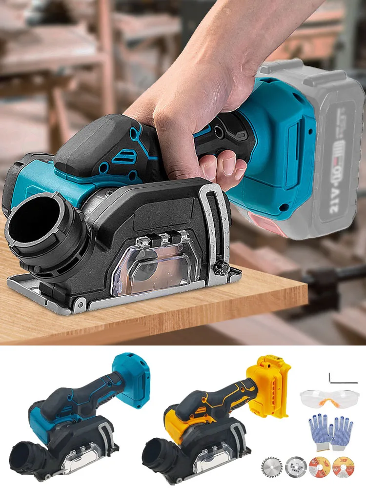 Cordless Electric Angle Grinder Power Tool For Makita DeWalt 21V Battery(No Battery) 76mm Circular Saw Machine Polishing Cutting