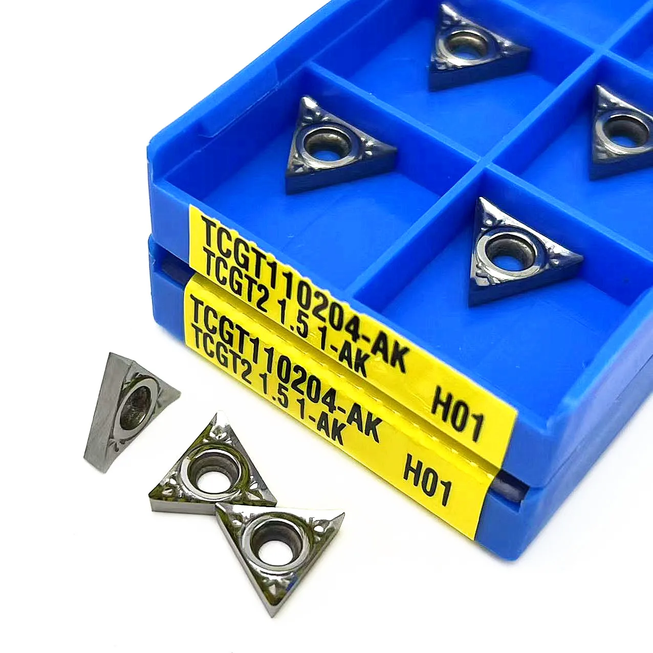 10ชิ้น TCGT110204 TCGT110202 TCGT110208 AK H01สำหรับอลูมิเนียมภายในเครื่องมือกลึงเครื่องมือตัด CNC เครื่องมือแทรกคาร์ไบด์เครื่องมือกลึงแทรก