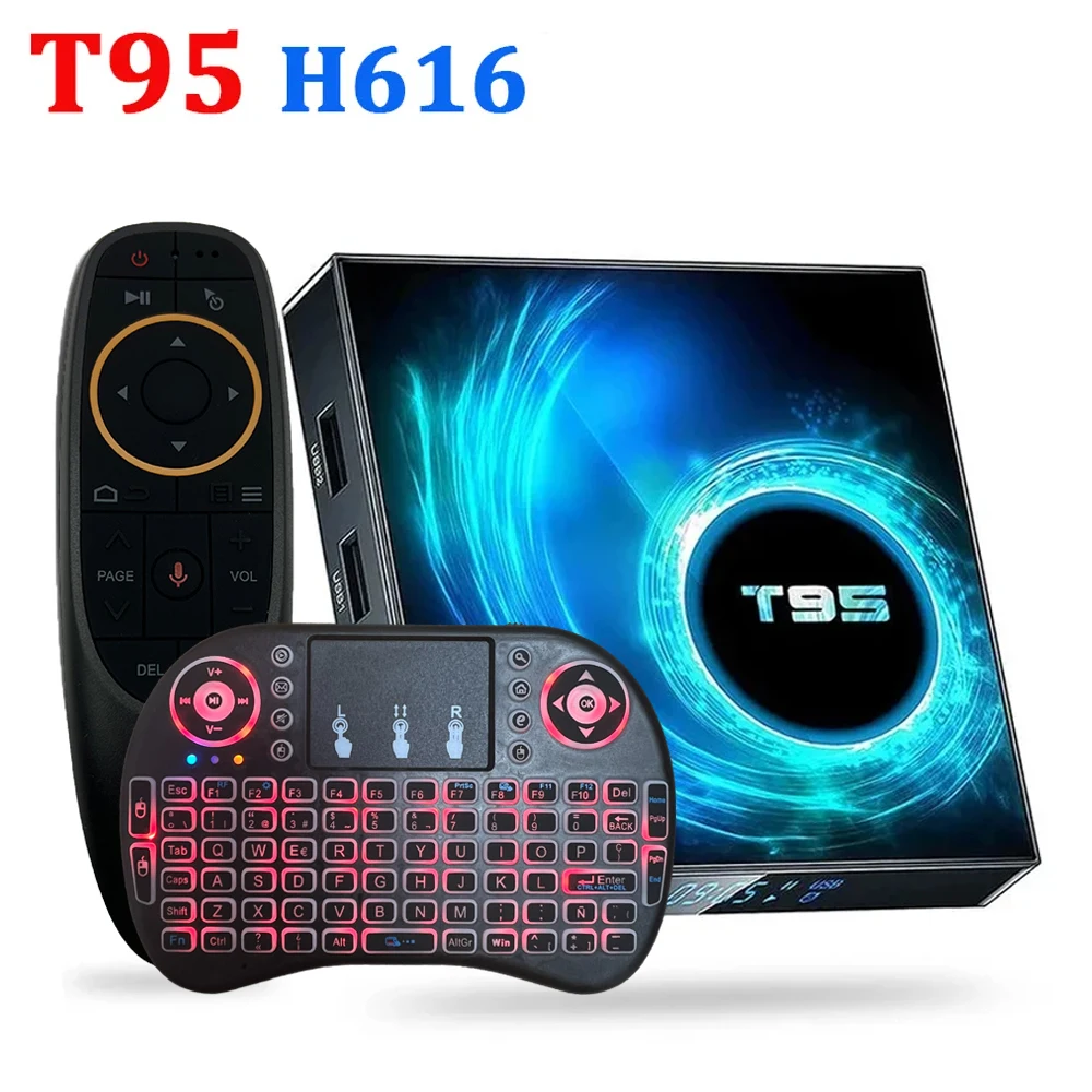 

T95Z Android Smart Tv Box Android 10 Allwinner H616 2/4GB RAM 32/64GB ROM BT Wifi6 2.4G/5.8G Wifi 6K Ultra HD Set Top Box