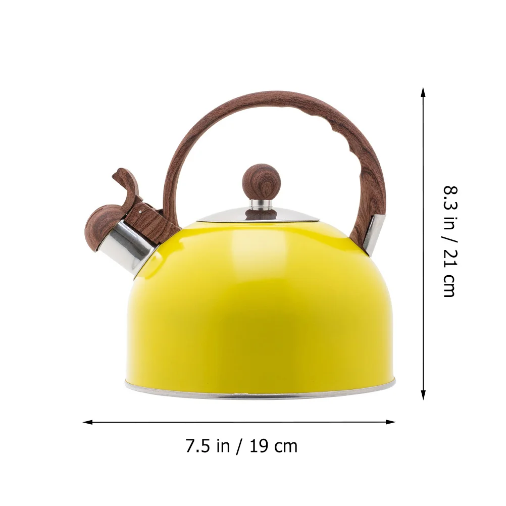 

1 шт., чайник со свистком, чайник из нержавеющей стали, чайник для воды, тепло, кипячение молока, безопасный звучащий чайник, чайник со свистком