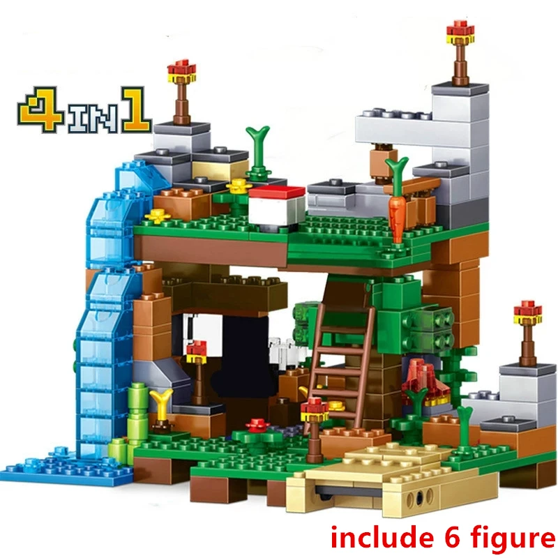 MINI TreeHouse Alexs Zombies Action Building Blocks Classic Model Sets Bricks Kids Kits For Boys Toys Children