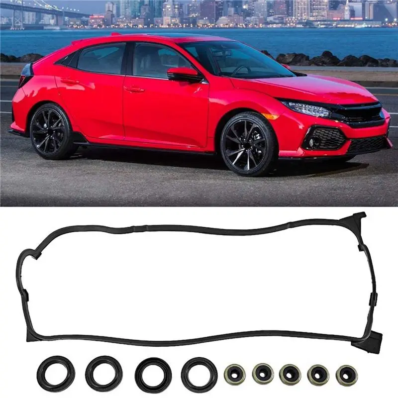 6X 12030-P2A-000 Valve Cover Gasket Kit Set For Honda Civic Del Sol-AU62