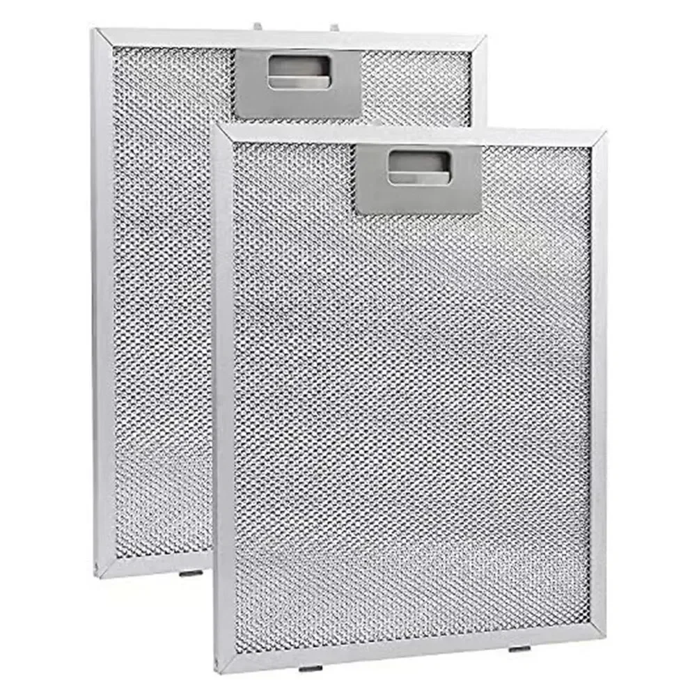 Filtro de campana extractora de aluminio para cocina, Extractor de grasa de Metal, Ventilación de repuesto, 1/2 piezas