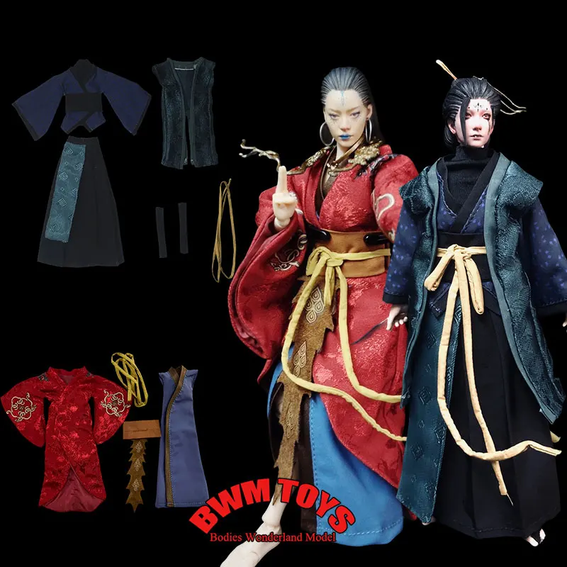 متوفر بمقياس 1/12 جندي أنثى أسطورة سوداء: مجموعة ملابس Wukong Spider Demon Kang Jinxing Jun لجسم دمية شخصيات الحركة مقاس 6 بوصات