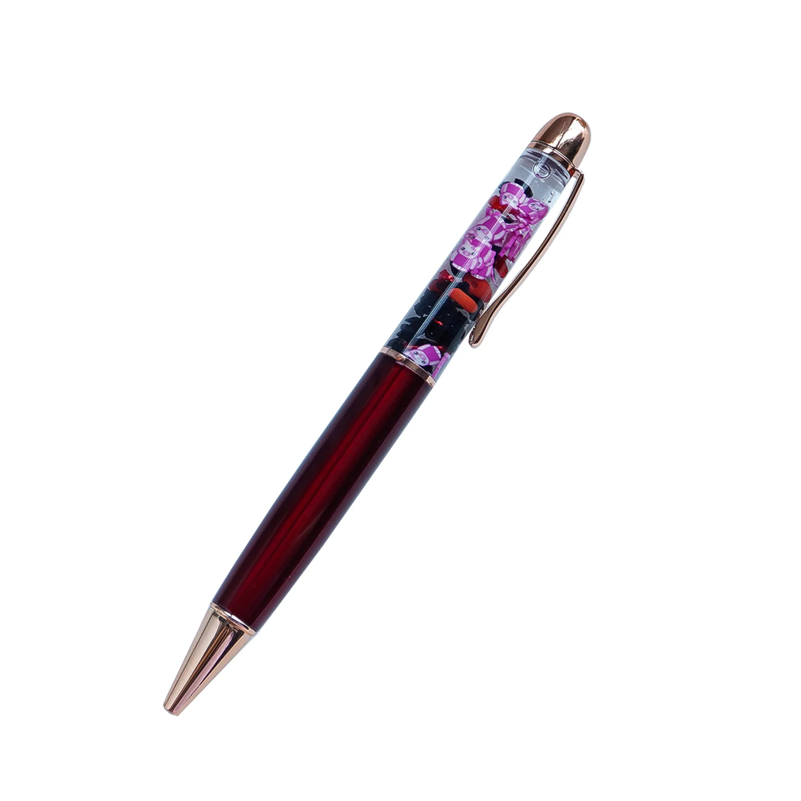 Pink Pig Fun Pens Cute Floater Floating Liquid Writing Journaling Office Pen Novelty Gag Gifts