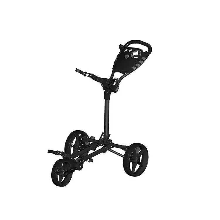 China Aluminum Frame 3 Wheel Push Golf Trolley