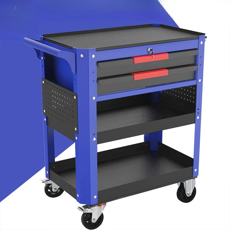 

Auto repair tool cart, multi-functional mobile tool storage cabinet with drawer Auto repair tool cart