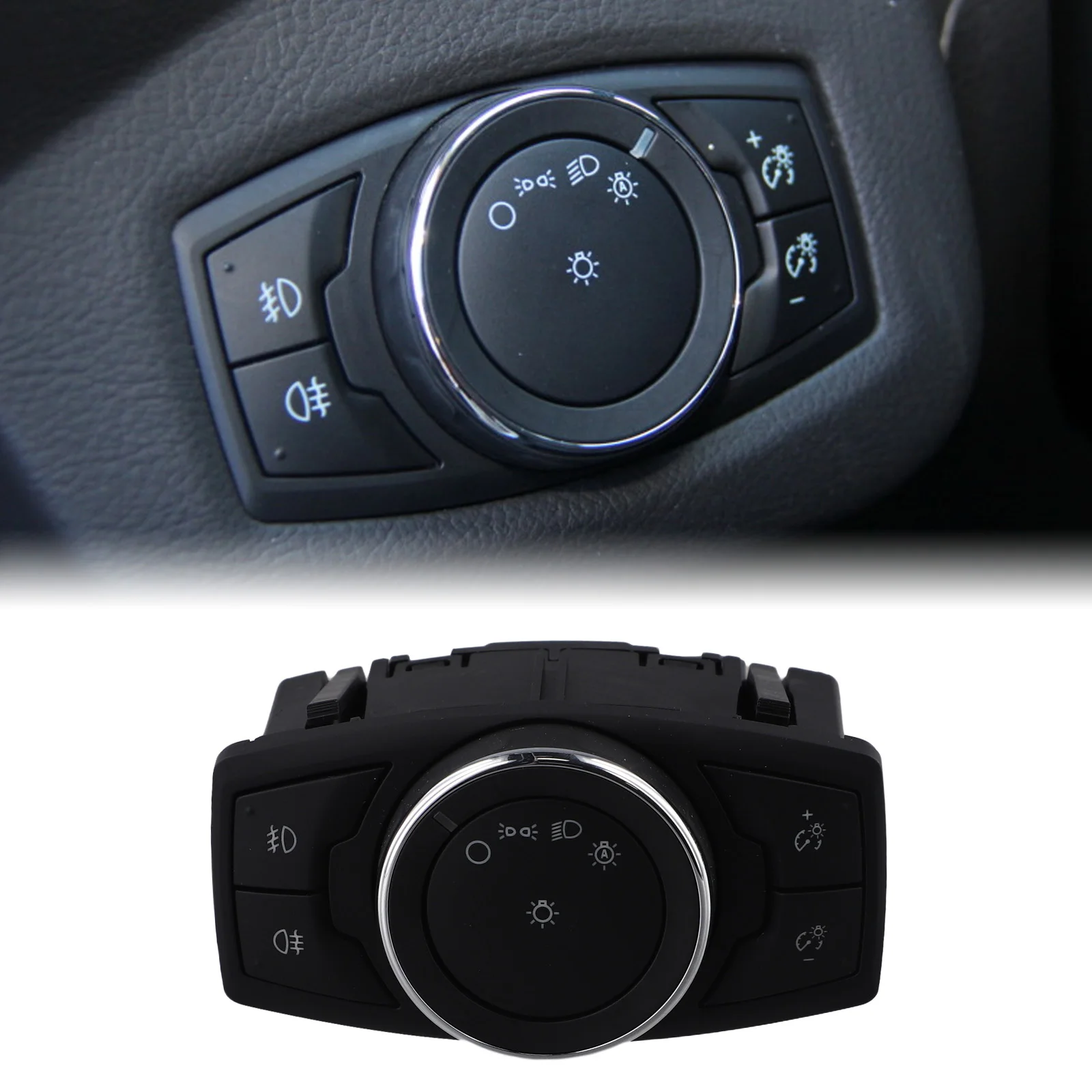 

Переключатель фар и противотуманных фар для Ford Mondeo 2014-2019, OEM DG9T13D061FEW, сменная деталь с надежной работой