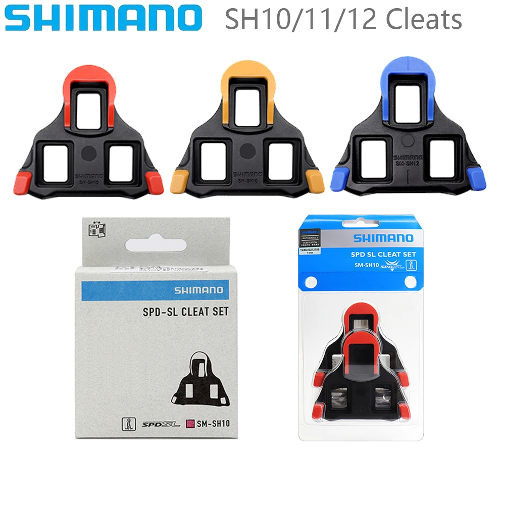 SHIMANO SPD-SL SM-SH10 SH11 SH12 Road Bike Pedal Cleat Original Box Shoes For Road Cleats Speed System