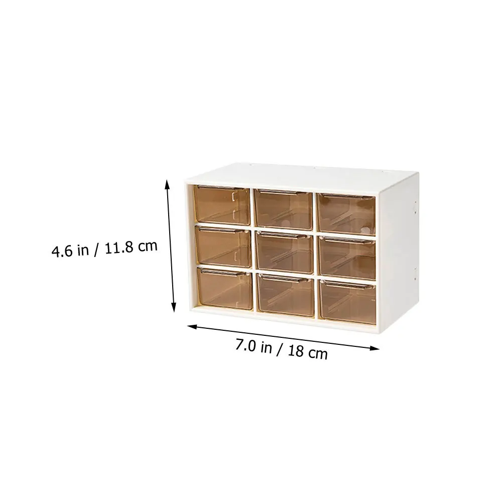 Scatola portaoggetti per cosmetici da 2 pezzi Organizzatore domestico bianco di grande capacità Design semplice Scatola portaoggetti per la casa salvaspazio Contenitore pratico