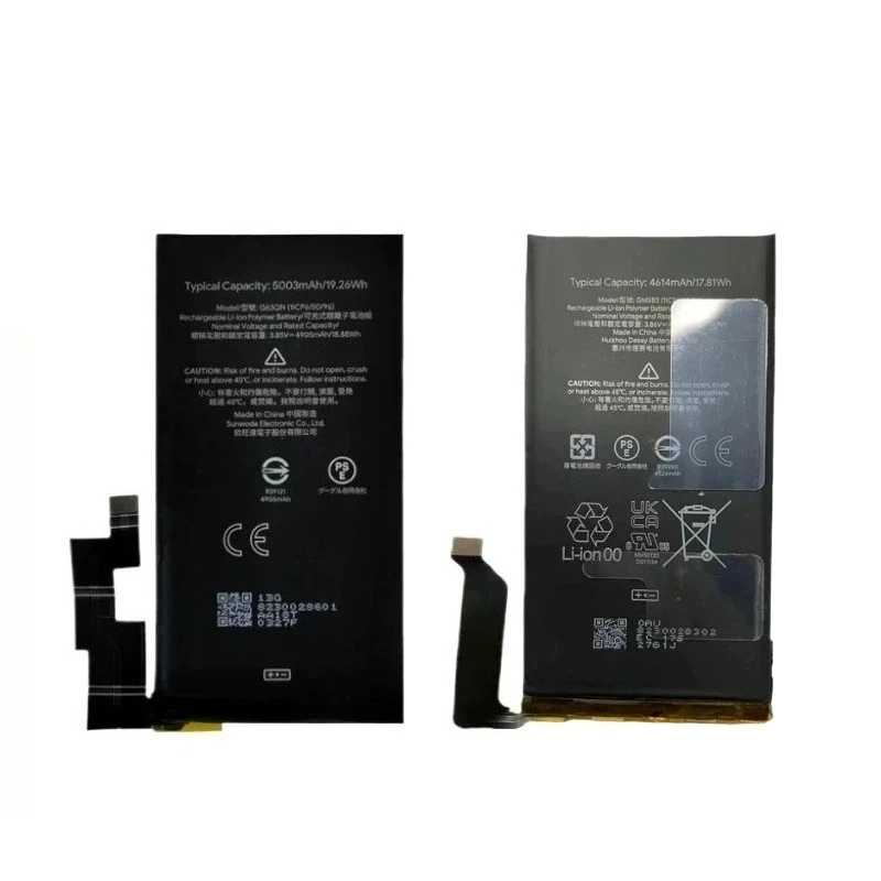 Bateria o dużej pojemności do telefonu HTC Google Pixel 6 Pixel6 Pro GB7N6 G8VOU G63QN GMSB3 4614mAh/5003mAh + Narzędzia