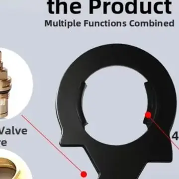 Six-Opening Wrench Tool for Plumbing Professionals and DIY Users Working on Bathroom Shower Faucet Installations
