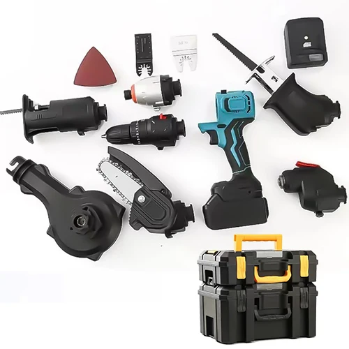 New product 2024 power combo tool kit 8 in 1 brushless multi tools 21v High Torque Impact Wrench cordless tools set combo