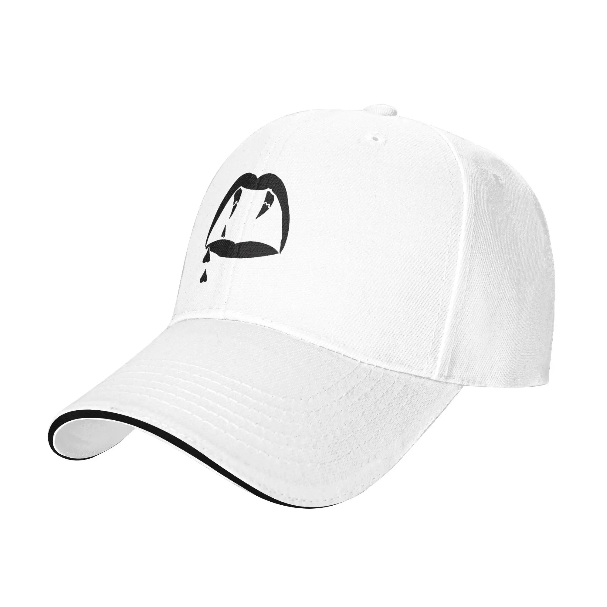Vampire Lips  Sun Baseball Cap Summer Female Male  Design Trucker Hat Breathable Streetwear Kpop Rock Baseball Caps