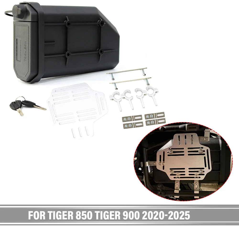 

For TIGER 850 TIGER 900 2020-2025 2022 2023 Motorcycle Side Decorative Box Motorcycle Waterproof Toolbox Side Decorative Box