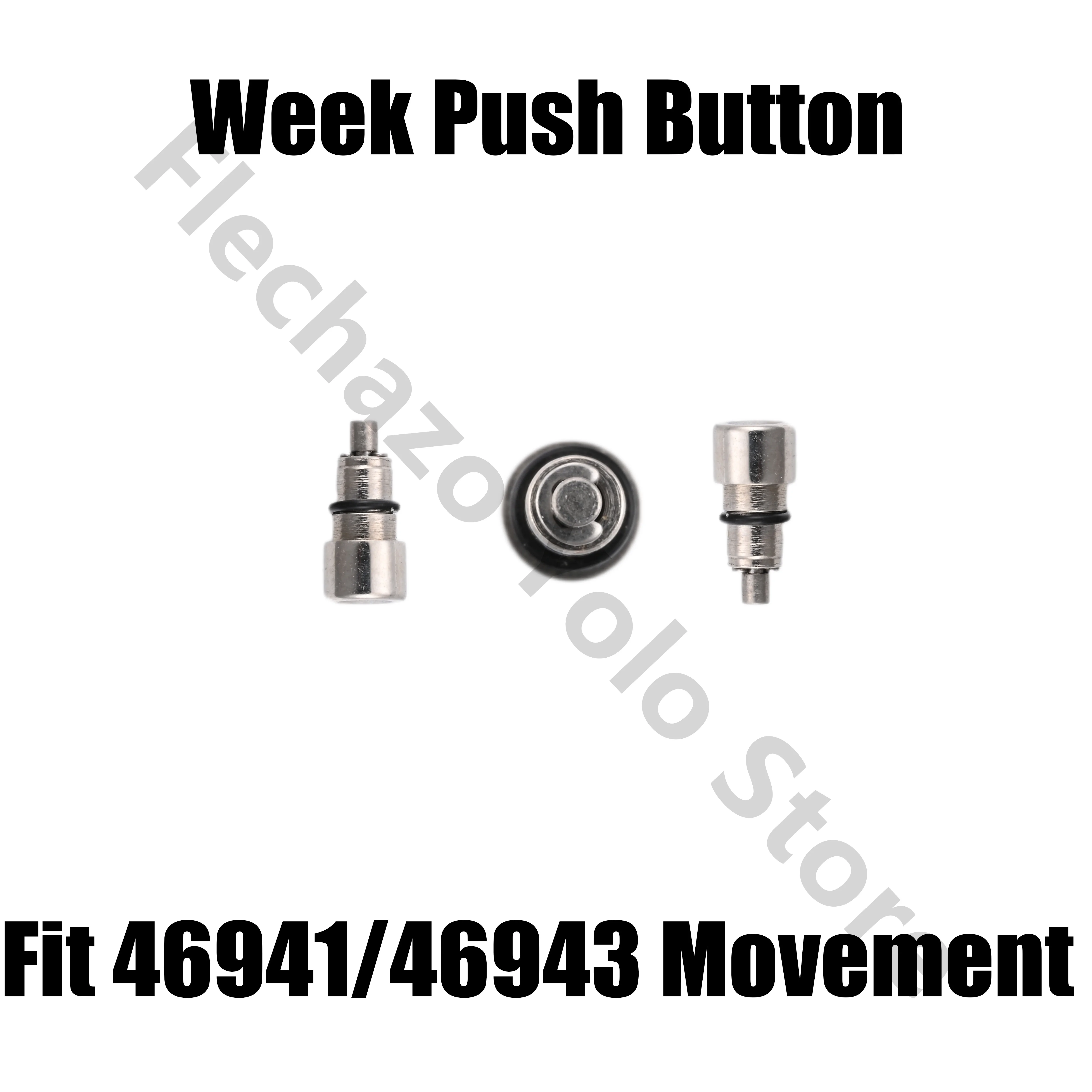 Week Push Button Fit 46941 46943 Movement Accessories  Replacement Spare Parts For Oriental Double Lion Watch Repair Parts