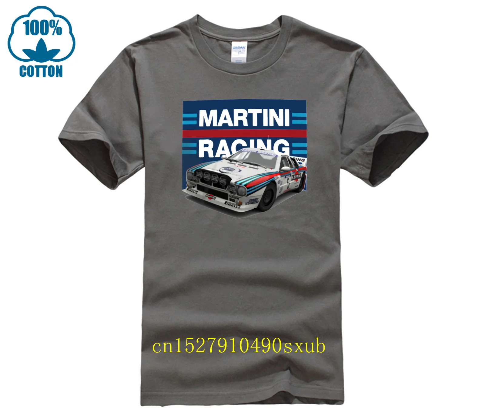 Lancia Rally 037 Group B T Shirt Martini Racing WRC