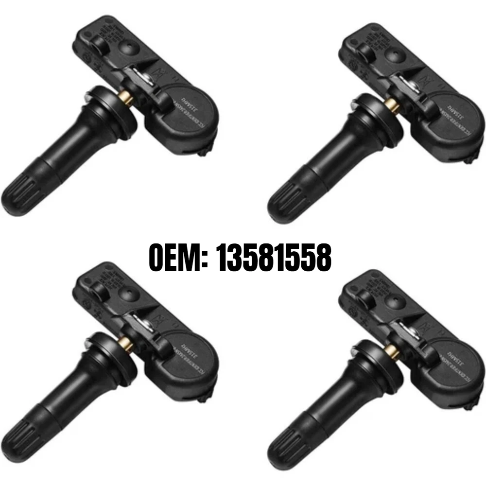 13581558 1278226 22854866 TPMS Tire Pressure Sensor 4Pcs For 2010-2014 Chevrolet Camaro GMC Terrain Buick Lacrosse Cadillac SRX