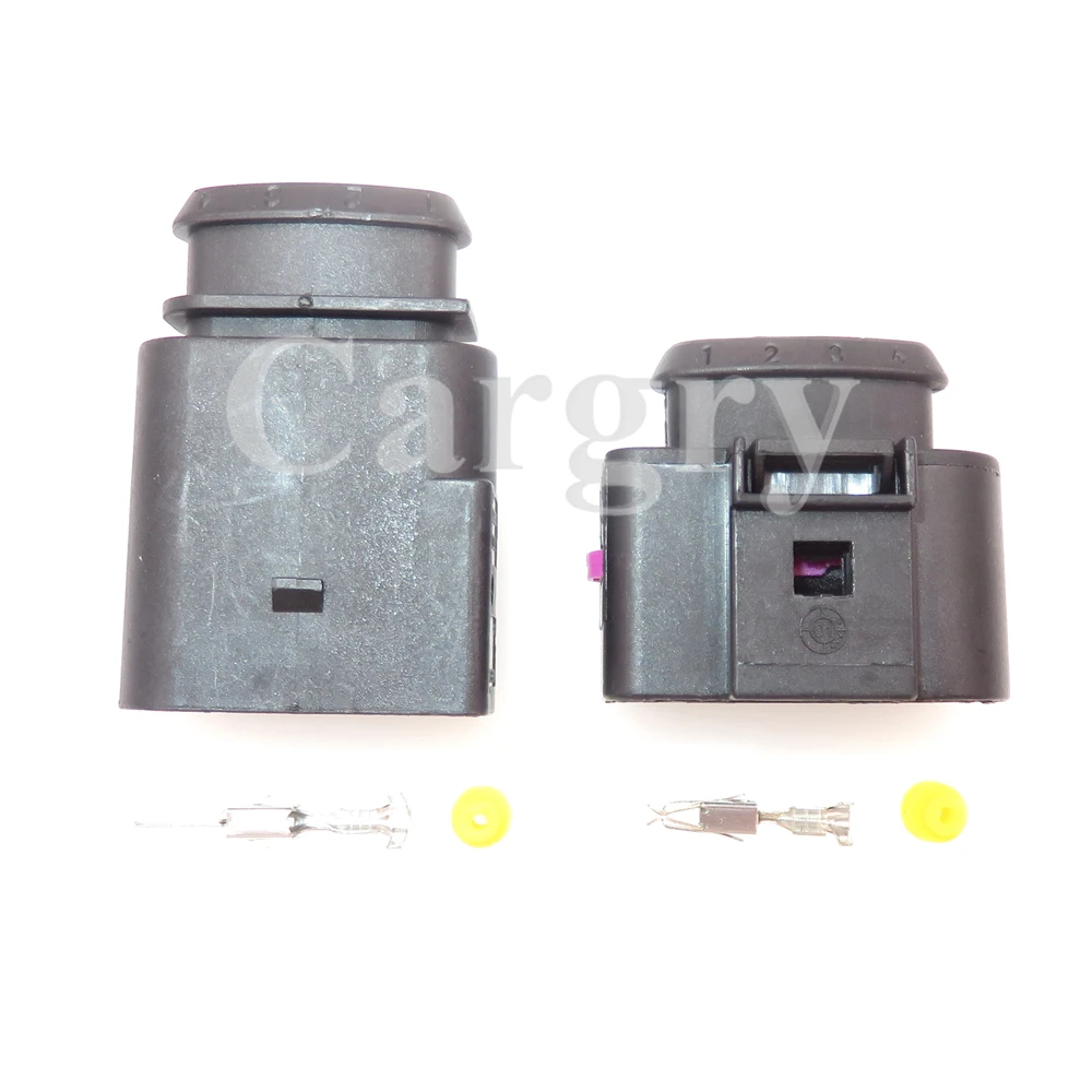 1 Set 4P 자동차 점화 코일 남성 플러그 여성 소켓 와이어 커넥터 폭스 바겐 아우디 1J0973724 1J0973824 4B0973724 638245-1