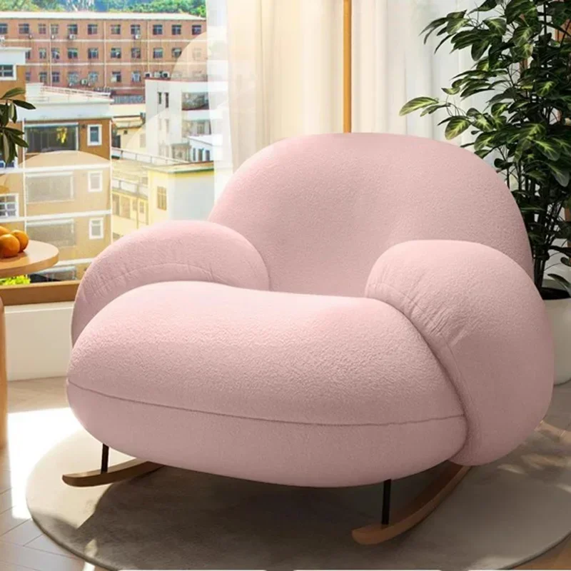 m Back Support Pink Chairs Modern Cute Designer Nordic Chair Lounge Recliner Luxury Sillones Modernos Home Furniture m
