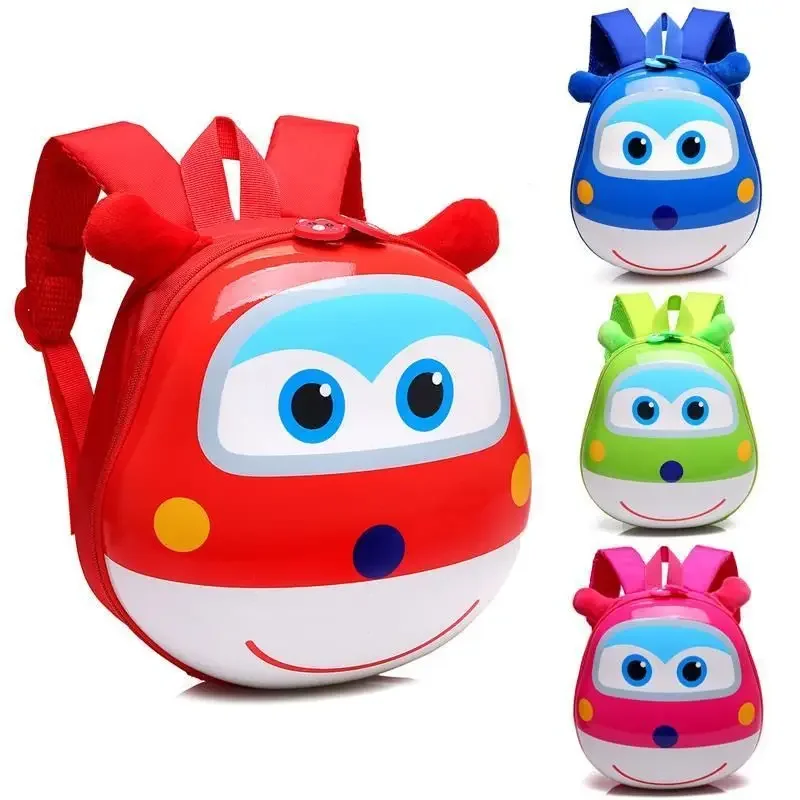 

Cute Super Wings Children's School Bag Kindergarten Waterproof Egg Shell Backpack Large Capacity Lightweight Outing School Bag‌