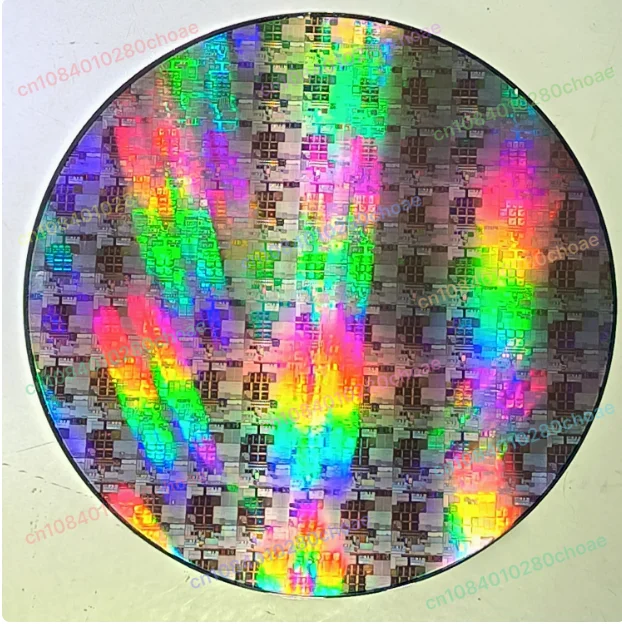 Semiconductor Silicon Wafer 12 Inch CPU Wafer Silicon Science Technology Pendulum Piece Birthday Gift Photoetching Circuit Chip