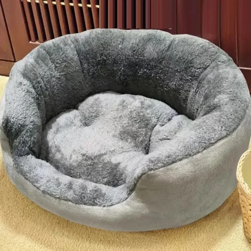 Very Soft Warm Dog Bed Pet Basket Cat House Sofa for Medium Large Dog Sofa Bed Cushion Dog Bed House Pet Supplies Accessories