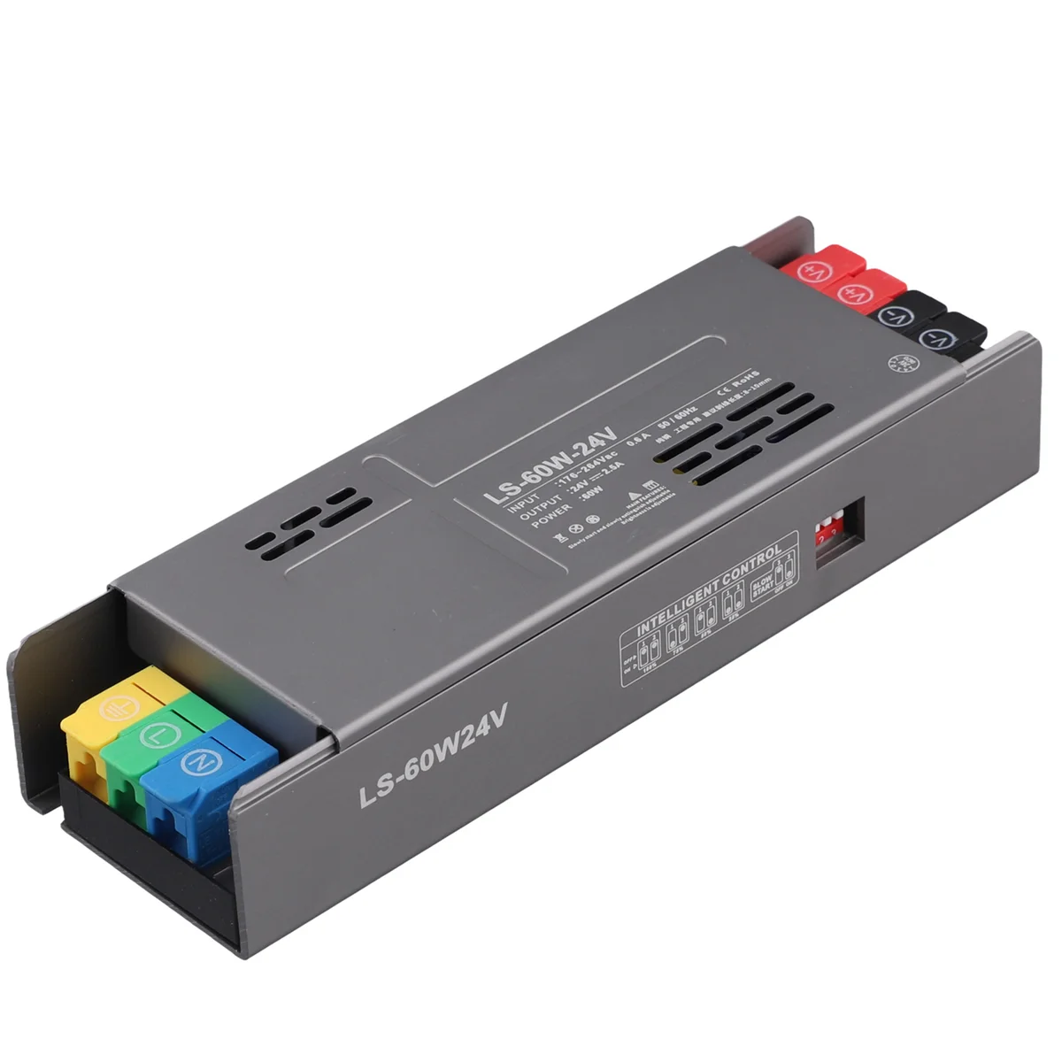 ABJQ LED Slow-on and Slow-Off Lamp with Transformer LED Power Supply Lighting Transformer Dimming Driver Power Supply 24v60W