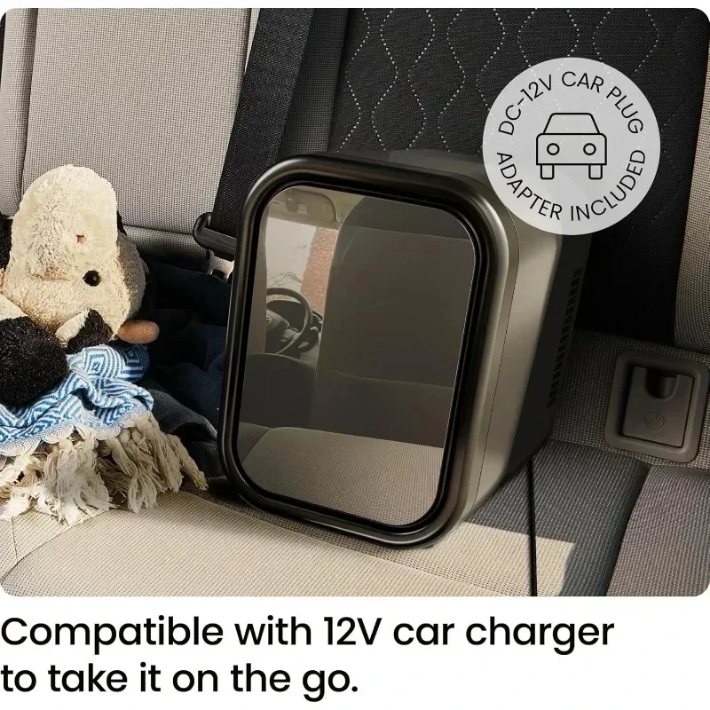 Portable Mini Fridge - Cooler and Warmer for Bedroom Car Office Dorm and Skincare