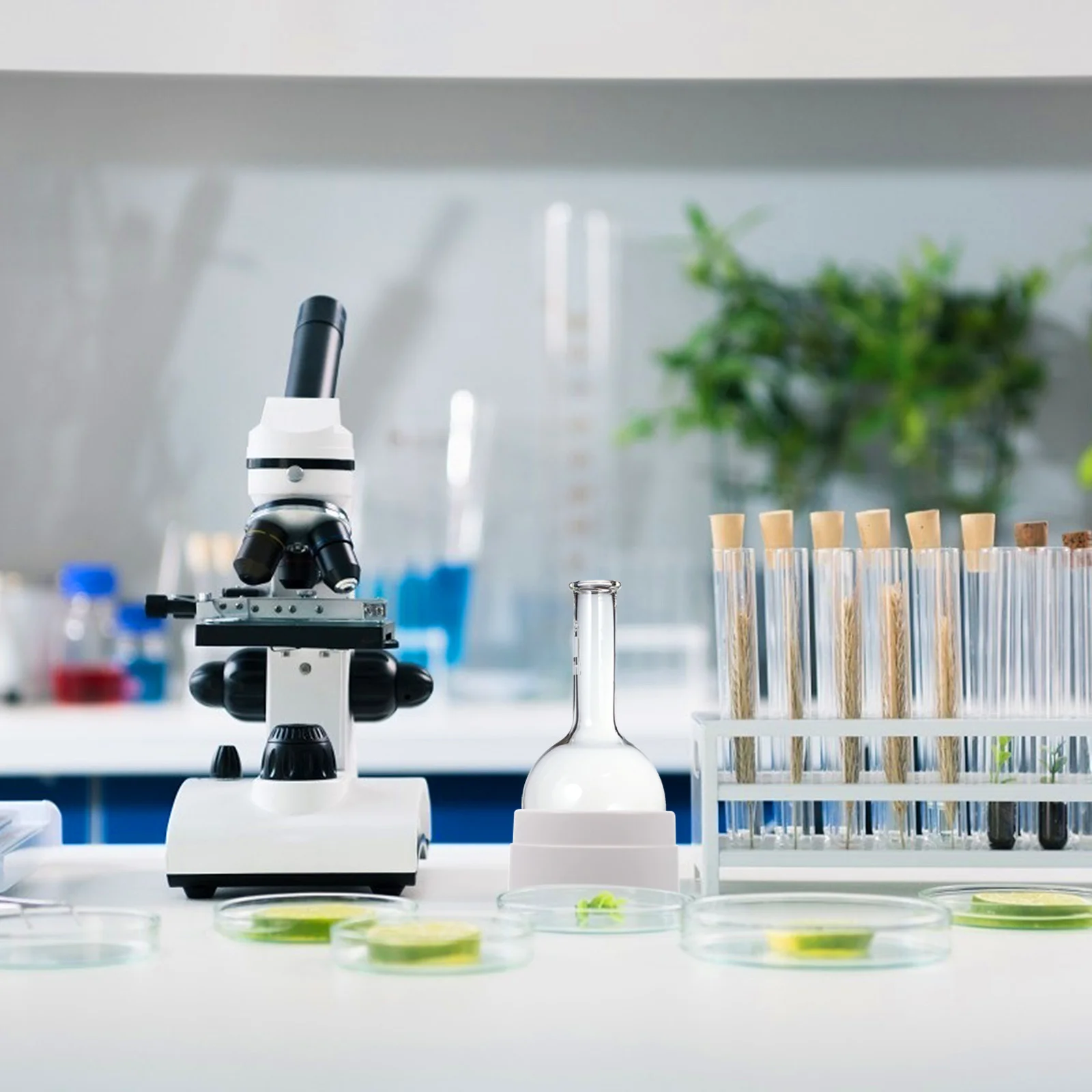 3 pcs 90Mm Round Bottom Stand Plastic Laboratory Holder Stackable Multi-Level Steps For Hot Flask Support Chemical Resistant