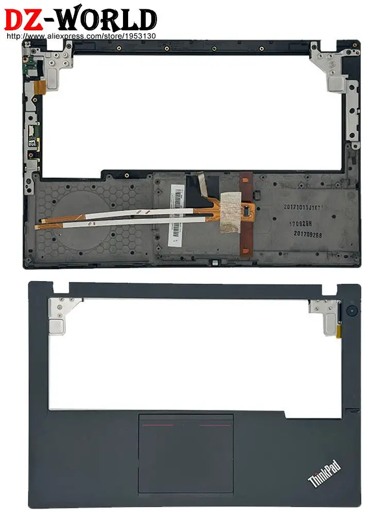 Imagem -02 - Palmrest Teclado para Caixa Superior Moldura Shell c Capa para Lenovo Thinkpad X240 X250 Laptop 01yu100 01yu101 04x5180 04x5181 04x5182
