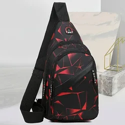 1PC Multifunctional chest bag men crossbody bag lightweight outdoor sports leisure shoulder bag