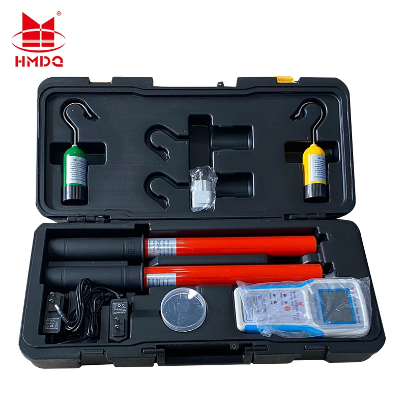 Electric 220kv Wireless Non-contact Live Line Phase Sequence Tester Voice Phase Difference Detector High Voltage Phasing Meter A