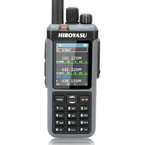 Hiroyasu HF SW MW LW SSB CB Walkie Talkie HW-UV938 Multi-band 18-620MHz 840-1000MHz 10Watt 1024Ch Scrambler Cross Repeater AM FM