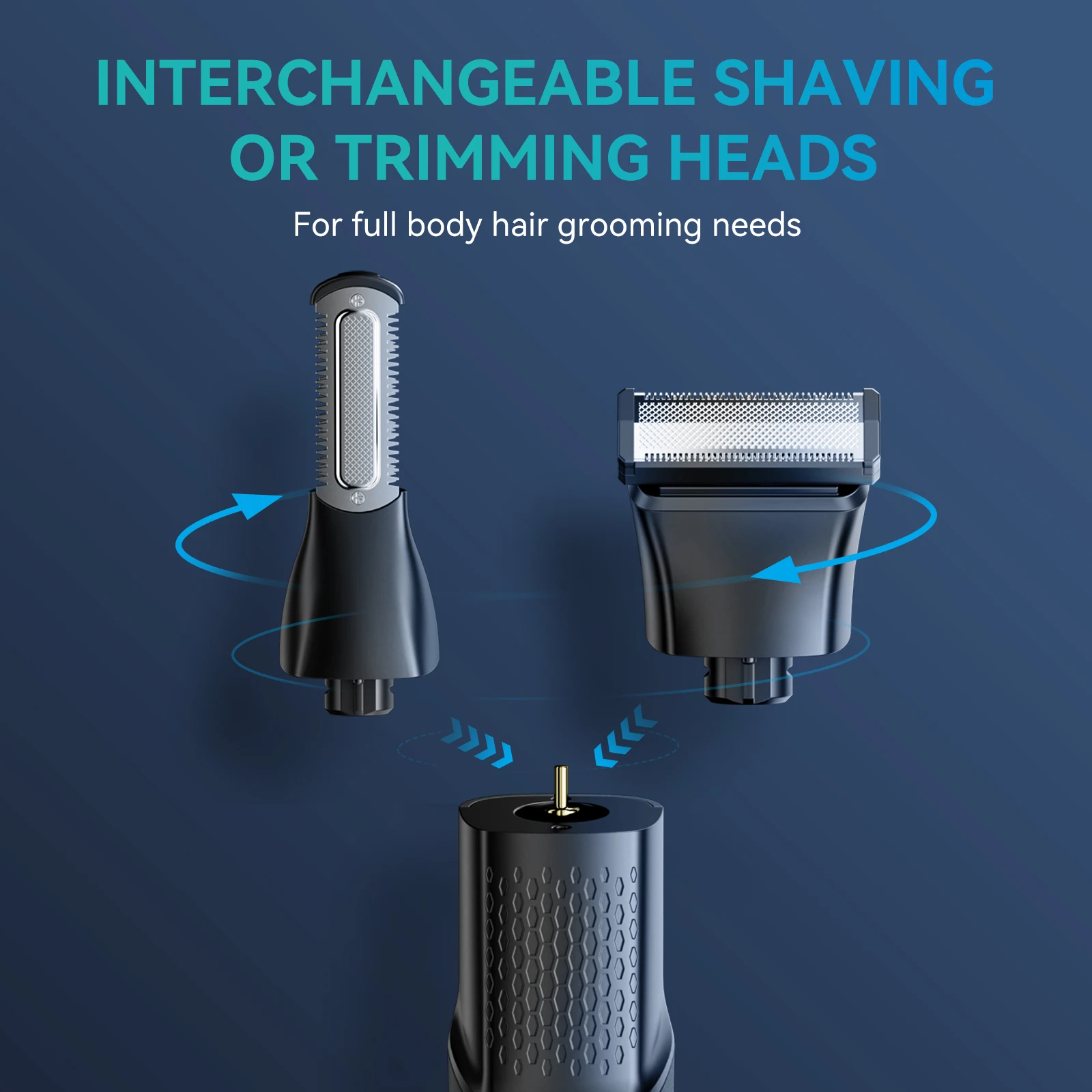 Kensen S15 Electric Hair Trimmer For Men 2 in 1 Body Hair Shaver